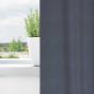 Preview: Verdunkelungs-Vorhänge mit Ringen 2 stk. Anthrazit 175 x 140 cm