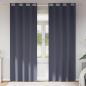 Preview: ARDEBO.de - Vorhänge mit Vorhängen 2 pcs Anthrazit 245 x 140 cm Polyester