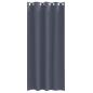 Preview: Vorhänge mit Vorhängen 2 pcs Anthrazit 260 x 140 cm Polyester