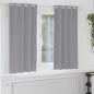 Preview: ARDEBO.de - Vorhänge mit Vorhängen 2 pcs Hellgrau 175 x 140 cm Polyester