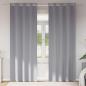 Preview: ARDEBO.de - Vorhänge mit Vorhängen 2 pcs Hellgrau 245 x 140 cm Polyester