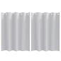 Preview: Vorhänge mit Vorhängen 2 pcs Hellgrau 140 x 140 cm Polyester