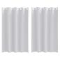 Preview: Vorhänge mit Vorhängen 2 pcs Hellgrau 175 x 140 cm Polyester