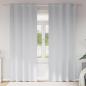 Preview: ARDEBO.de - Vorhänge mit Vorhängen 2 pcs Hellgrau 245 x 140 cm Polyester