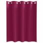 Preview: Vorhänge mit Vorhängen 2 pcs Weinrot 140 x 140 cm Polyester