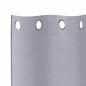 Preview: Verdunkelungs-Vorhänge mit Ringen 2 Stk. Metallic Grau