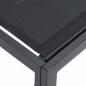 Preview: Garten-Sofa-Set 7 pcs Schwarz 283 x 143 x 71 cm Aluminium
