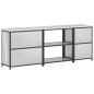 Preview: Küchenaufbewahrungsset mit Regal Sonstiges 3 pcs Silber 210 x 50 x 92 cm