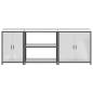 Preview: Küchenaufbewahrungsset mit Regal Sonstiges 3 pcs Silber 210 x 50 x 92 cm
