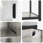 Preview: Küchenlager-Set 2 pcs Silber 150 x 50 x 92 cm Edelstahl