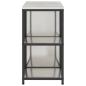 Preview: Küchenlager-Set 2 pcs Silber 150 x 50 x 92 cm Edelstahl