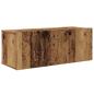 Preview: Wand TV Schrank 4 pcs Altes Holz 30,5 x 30 x 30 cm Mittel
