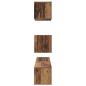 Preview: Wand TV Schrank 4 pcs Altes Holz 30,5 x 30 x 30 cm Mittel