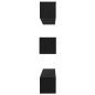 Preview: ARDEBO.de - TV-Schranksystem Sonstiges 8 pcs Schwarz Eiche 60 x 30 x 30 cm