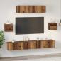 Preview: TV-Schranksystem Sonstiges mit Speicher mit Tür 7 pcs Altes Holz 80 x 30 x 30 cm
