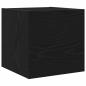 Preview: TV-Regal Set Sonstiges mit Speicher mit Tür 4 pcs Schwarz Eiche 80 x 30 x 30 cm