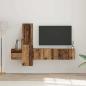 Preview: ARDEBO.de - TV-Schrank-Set 5 pcs Altes Holz Mittel 181 x 30 x 120 cm