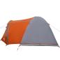 Preview: Kuppelzelt mit Dach mit Speicher Grau und Orange 384 x 254 x 170 cm