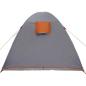 Preview: Kuppelzelt mit Dach mit Speicher Grau und Orange 384 x 254 x 170 cm