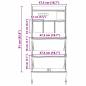Preview: Aufbewahrungstasche mit Speicher 91 x 47.5 cm Oxford-Gewebe