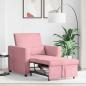 Preview: 3-in-1 Schlafsofa Rosa Samt