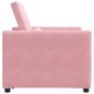 Preview: 3-in-1 Schlafsofa Rosa Samt