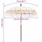 Preview: Sonnenschirm Cremefarben 210-220 cm
