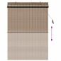 Preview: Rollo Braun 100 x 160 cm Bambus