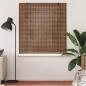 Preview: Fensterjalousien und -schattierungen Braun 150 x 160 cm Bambus