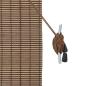 Preview: Fensterjalousien und -schattierungen Braun 150 x 160 cm Bambus