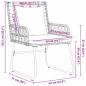 Preview: Garten Essgruppe 3 pcs Schwarz, Anthrazit 113 x 69 x 83 cm