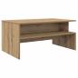 Preview: Couchtisch Eiche handwerklich 90 x 55 x 42,5 cm Holzwerkstoff