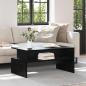 Preview: ARDEBO.de - Couchtisch Schwarze Eiche 90 x 55 x 42,5 cm Holzwerkstoff