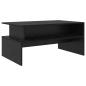 Preview: Couchtisch Schwarze Eiche 90 x 55 x 42,5 cm Holzwerkstoff