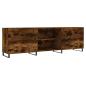 Preview: TV-Schrank Räuchereiche 150x30x50 cm Holzwerkstoff