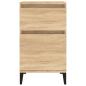 Preview: Nachttisch Sonoma-Eiche 40x35x70 cm