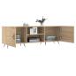 Preview: TV-Schrank Sonoma-Eiche 150x30x50 cm Holzwerkstoff