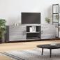 Preview: ARDEBO.de - TV-Schrank Grau Sonoma 150x30x50 cm Holzwerkstoff
