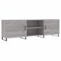 Preview: TV-Schrank Grau Sonoma 150x30x50 cm Holzwerkstoff