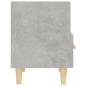 Preview: Nachttisch Betongrau 40x35x47 cm