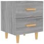 Preview: Nachttisch Grau Sonoma 40x35x47,5 cm
