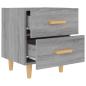 Preview: Nachttisch Grau Sonoma 40x35x47,5 cm