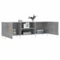 Preview: TV-Schrank Betongrau 150x30x50 cm Holzwerkstoff