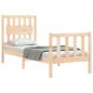 Preview: Massivholzbett ohne Matratze Kiefernholz