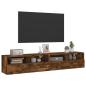 Preview: TV-Wandschränke 2 Stk. Räuchereiche 80x30x30 cm Holzwerkstoff