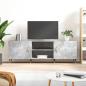 Preview: ARDEBO.de - TV-Schrank Betongrau 150x30x50 cm Holzwerkstoff
