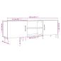 Preview: TV-Schrank Betongrau 150x30x50 cm Holzwerkstoff