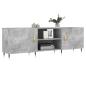 Preview: TV-Schrank Betongrau 150x30x50 cm Holzwerkstoff