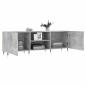 Preview: TV-Schrank Betongrau 150x30x50 cm Holzwerkstoff