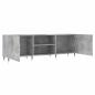 Preview: TV-Schrank Betongrau 150x30x50 cm Holzwerkstoff